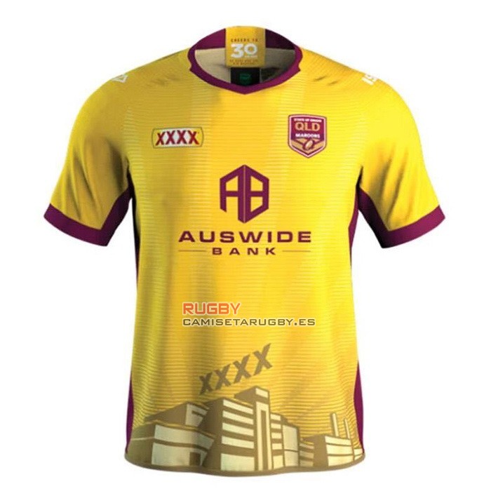 Camiseta Queensland Maroons Rugby 2021 Entrenamiento